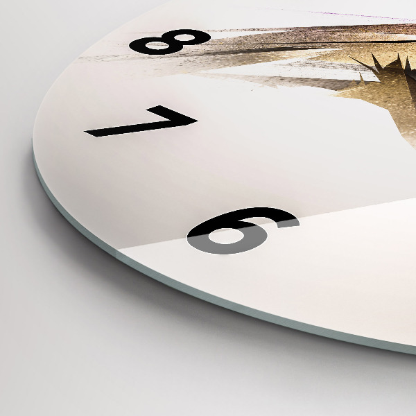 Wanduhr rund mit motiv Raubvogel