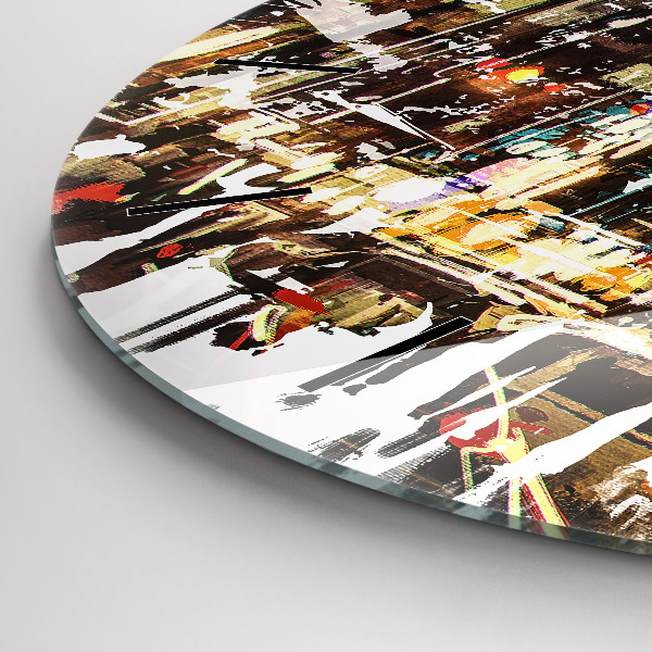 Wanduhr rund New York City