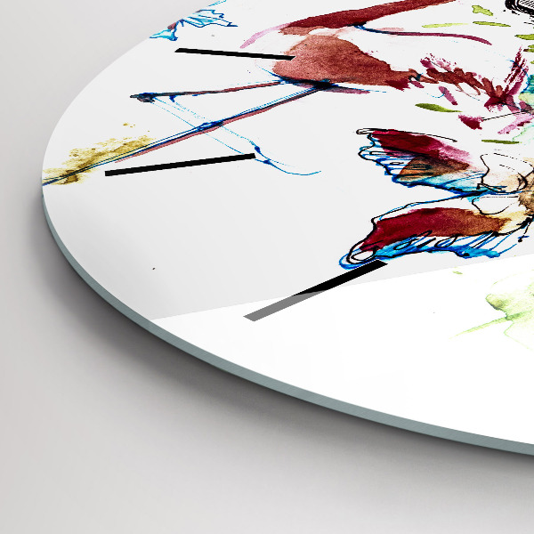 Wanduhr rund mit motiv Zoologe