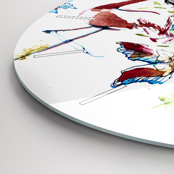 Wanduhr rund mit motiv Zoologe