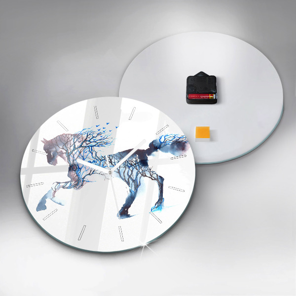 Wanduhr rund mit motiv Tier Natur Altruismus