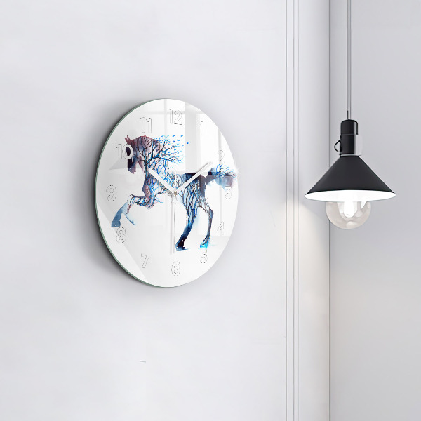 Wanduhr rund mit motiv Tier Natur Altruismus