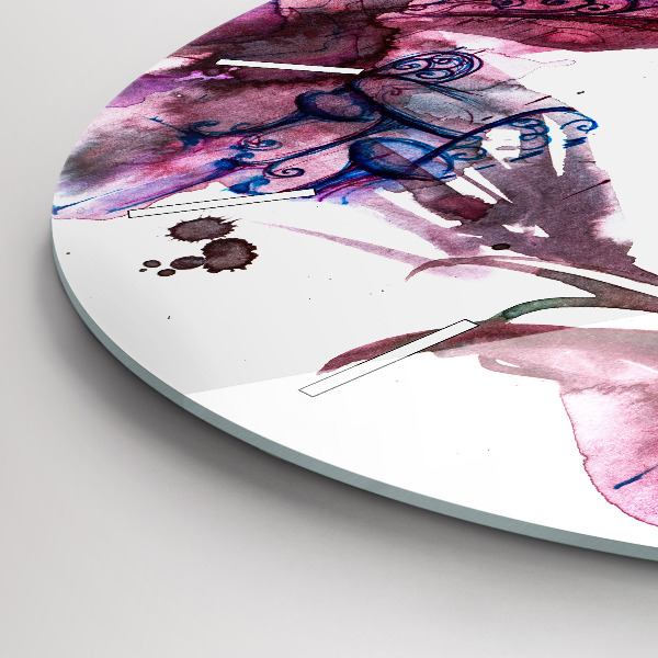 Wanduhr rund Zwei Körper eine Seele