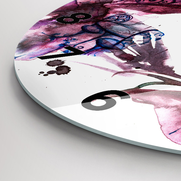 Wanduhr rund Zwei Körper eine Seele