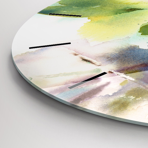 Wanduhr rund Visualisierung der Natur