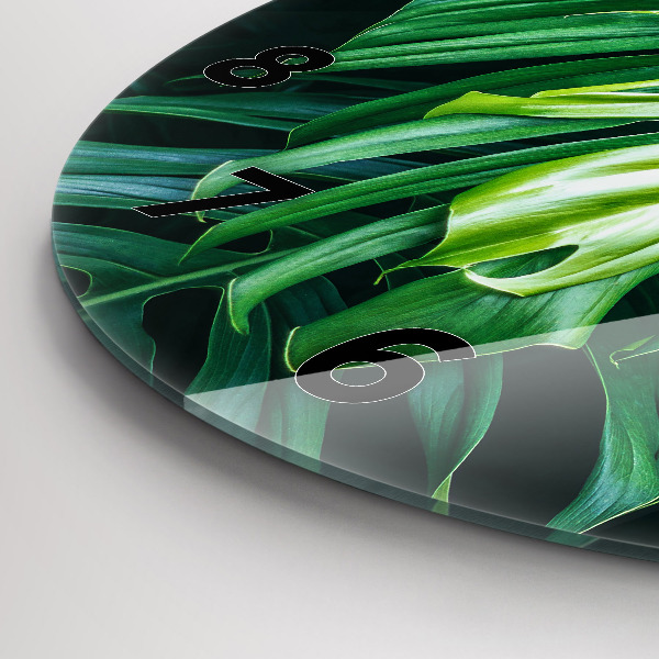 Wanduhr rund Tropische Seite der Natur