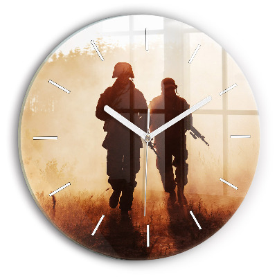 Wanduhr rund mit motiv Marines der Vereinigten Staaten