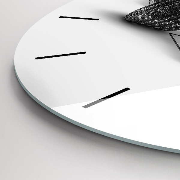 Wanduhr rund Aufbau des F1-Wagens