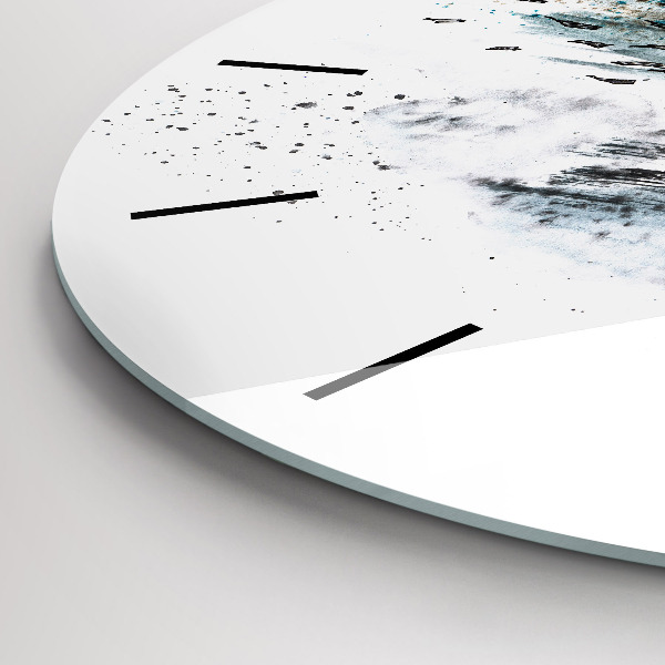 Wanduhr rund mit motiv Schiffskapitän mit Fernglas