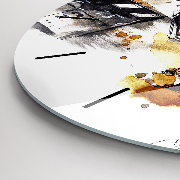 Wanduhr rund mit motiv Kinematographie Kamera