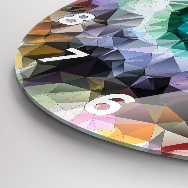 Wanduhr rund Farbiges menschliches Auge