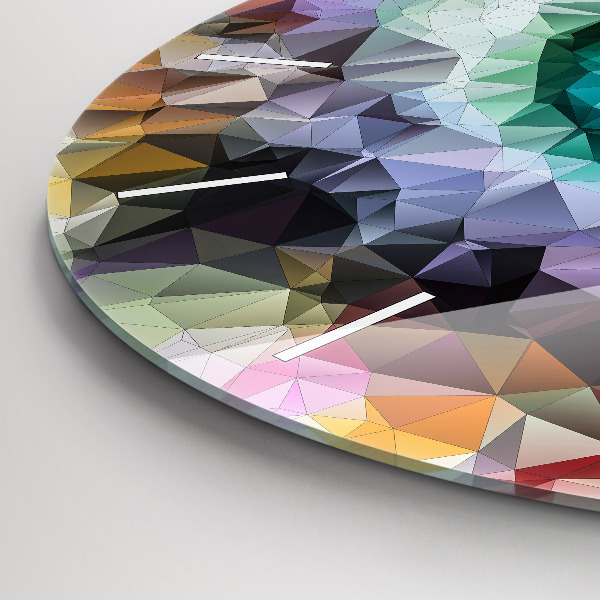 Wanduhr rund Farbiges menschliches Auge