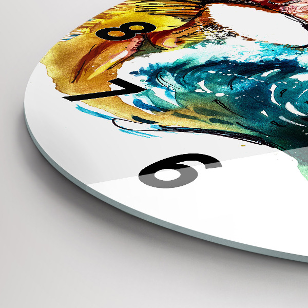 Wanduhr rund mit motiv Kultur - Flagge von Brasilien