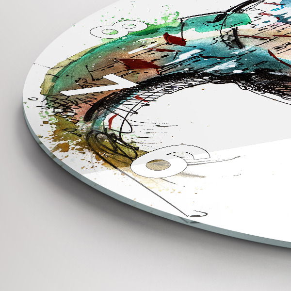 Wanduhr rund Schweizer Uhr