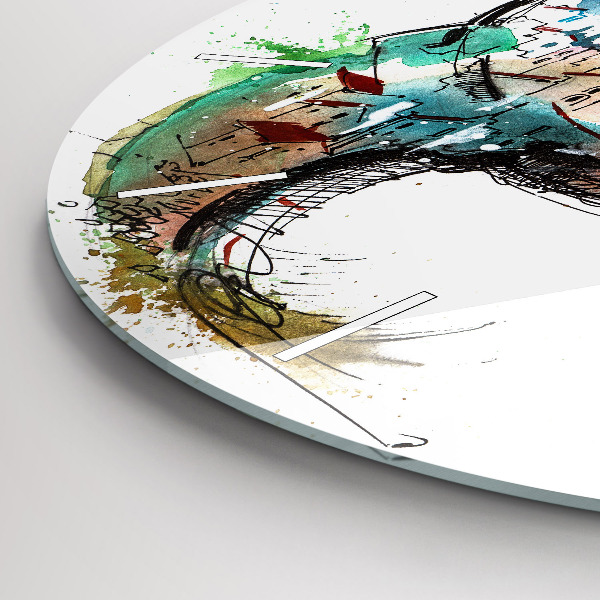 Wanduhr rund Schweizer Uhr