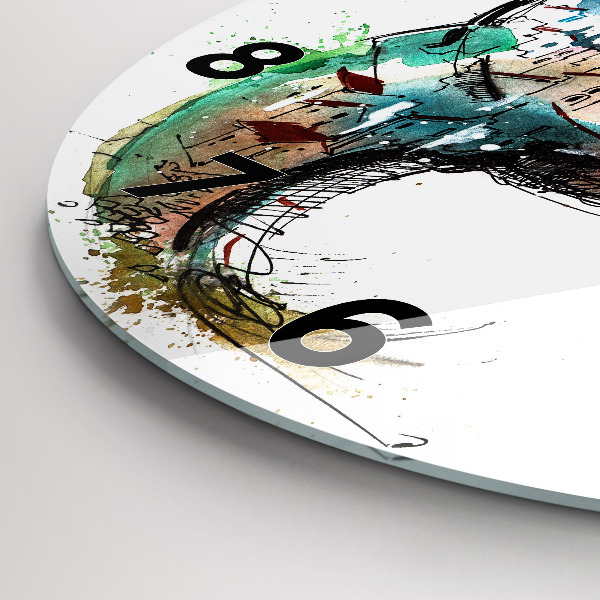 Wanduhr rund Schweizer Uhr