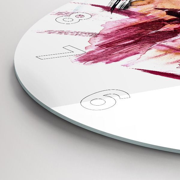 Wanduhr rund mit motiv Romantisches Paar