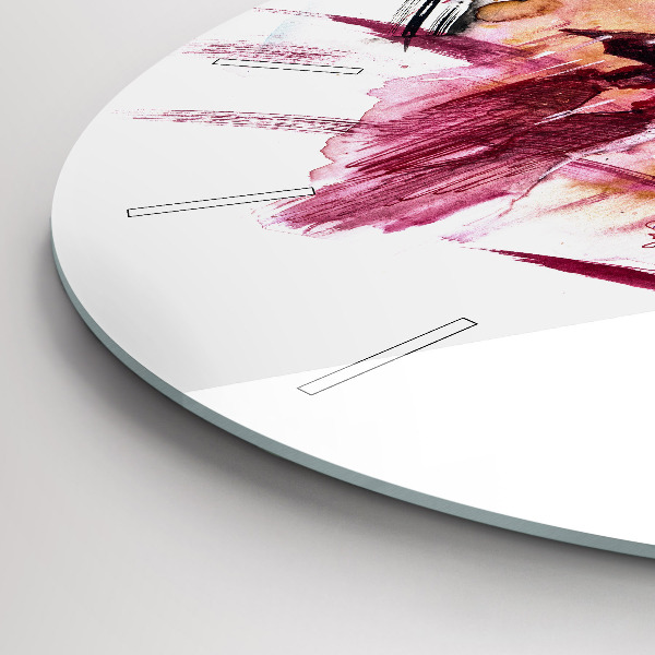 Wanduhr rund mit motiv Romantisches Paar