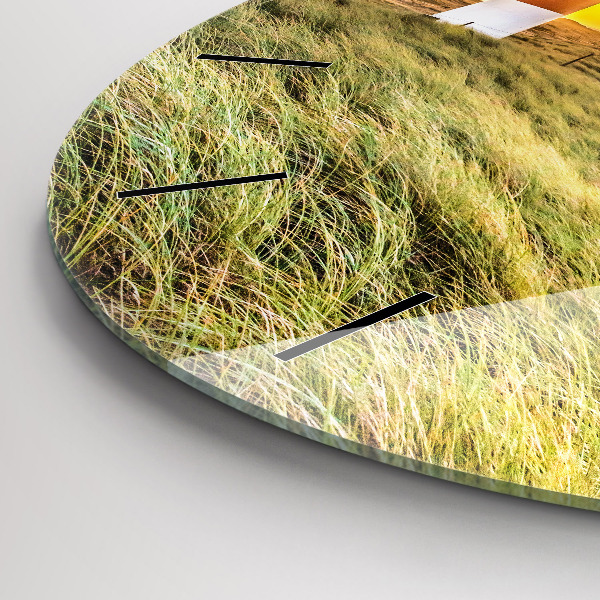 Wanduhr rund Leuchtturm