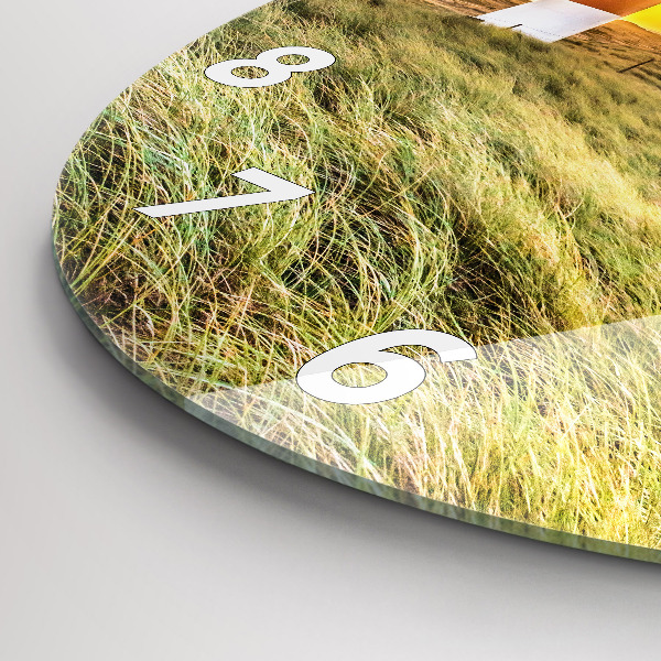 Wanduhr rund Leuchtturm