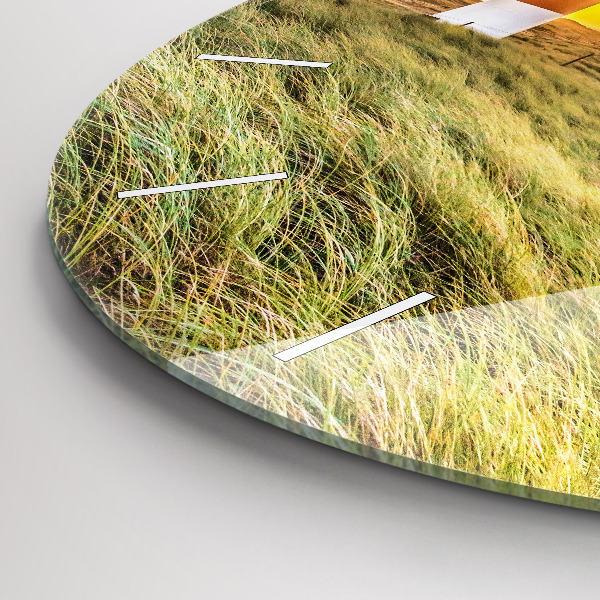 Wanduhr rund Leuchtturm