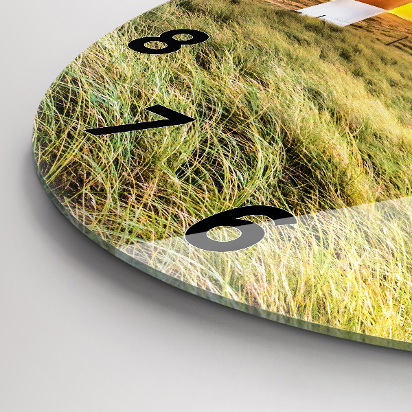 Wanduhr rund Leuchtturm