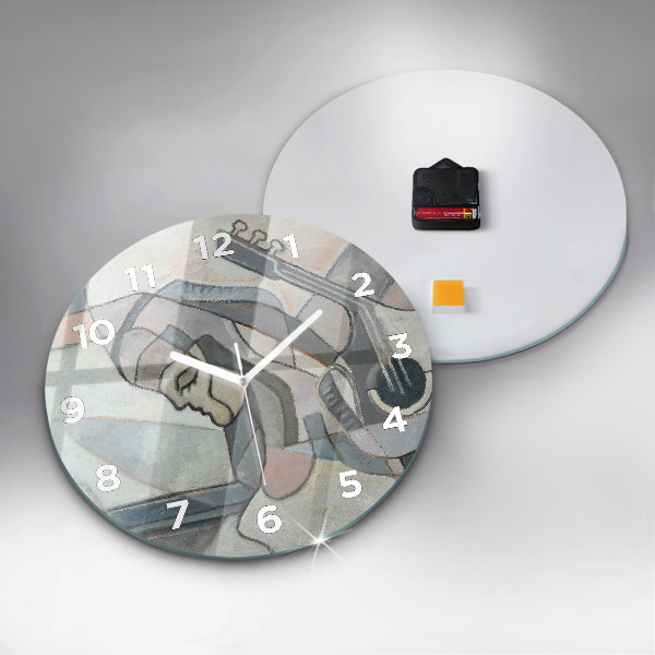 Wanduhr rund mit motiv Abstrakte Malerei