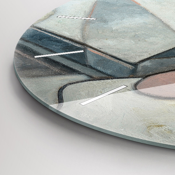 Wanduhr rund mit motiv Abstrakte Malerei