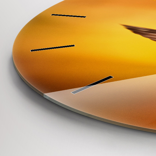 Wanduhr rund Kolibri Vogel