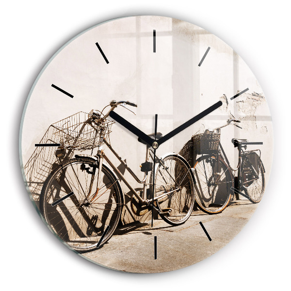 Wanduhr rund Italienisches Fahrrad
