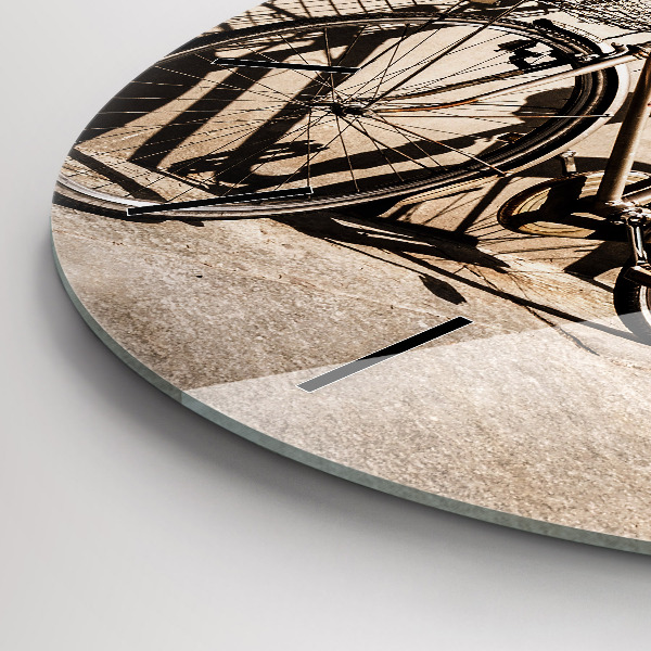 Wanduhr rund Italienisches Fahrrad