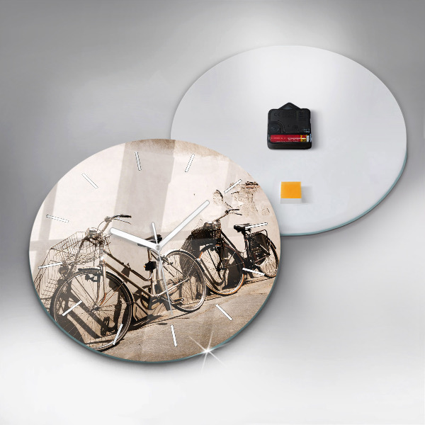 Wanduhr rund Italienisches Fahrrad