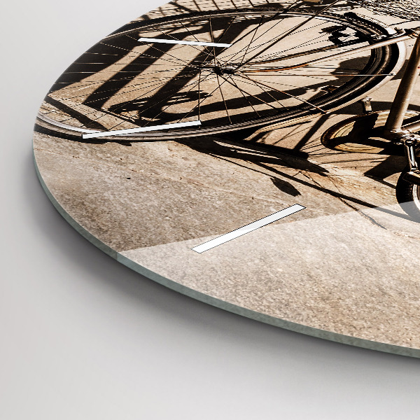Wanduhr rund Italienisches Fahrrad