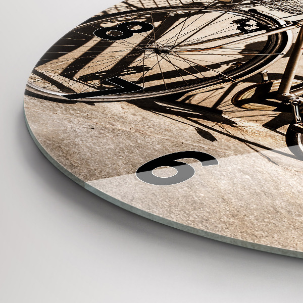 Wanduhr rund Italienisches Fahrrad