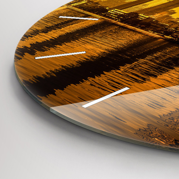 Wanduhr rund mit motiv Zhujiang-Fluss