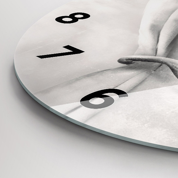 Wanduhr rund Elefant