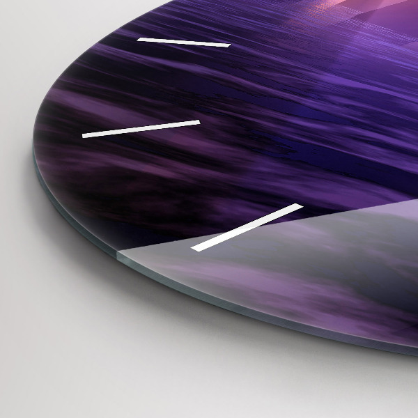 Wanduhr rund Sonnenuntergang bei Stonehenge