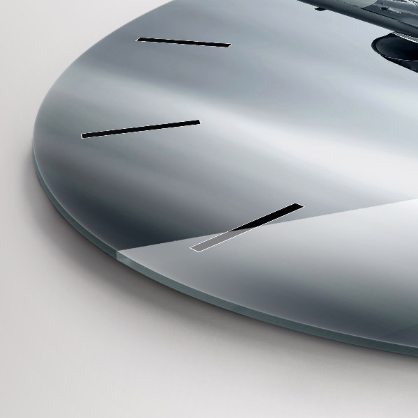 Wanduhr rund mit motiv Militärflugzeug im Flug