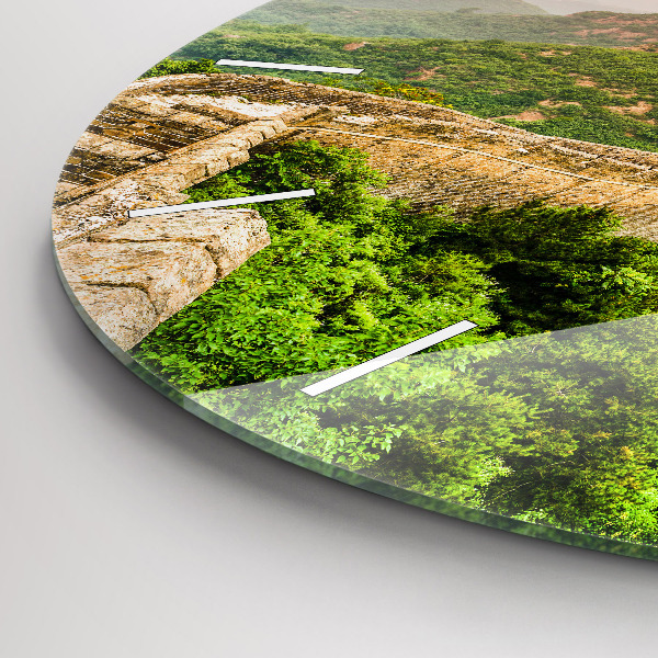 Wanduhr rund Große Mauer von China