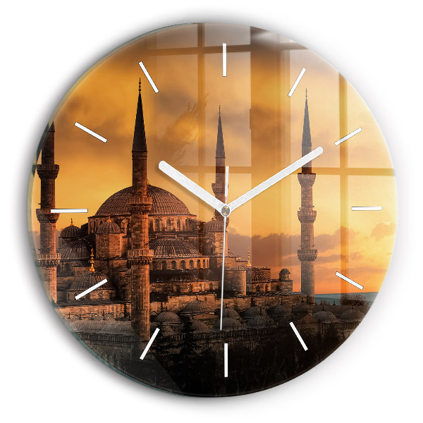 Wanduhr rund Istanbuler Moschee