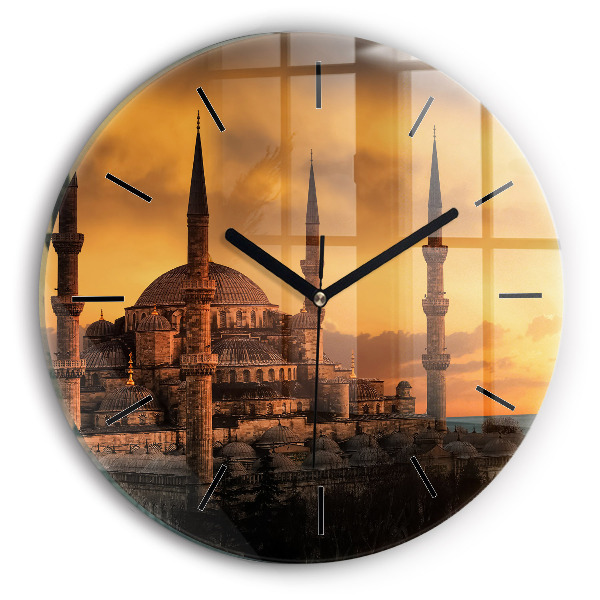 Wanduhr rund Istanbuler Moschee