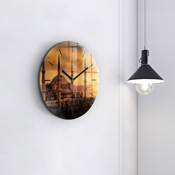 Wanduhr rund Istanbuler Moschee