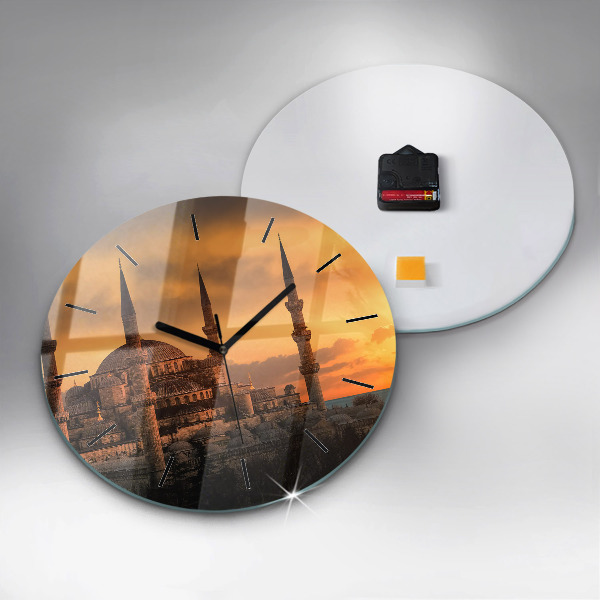 Wanduhr rund Istanbuler Moschee