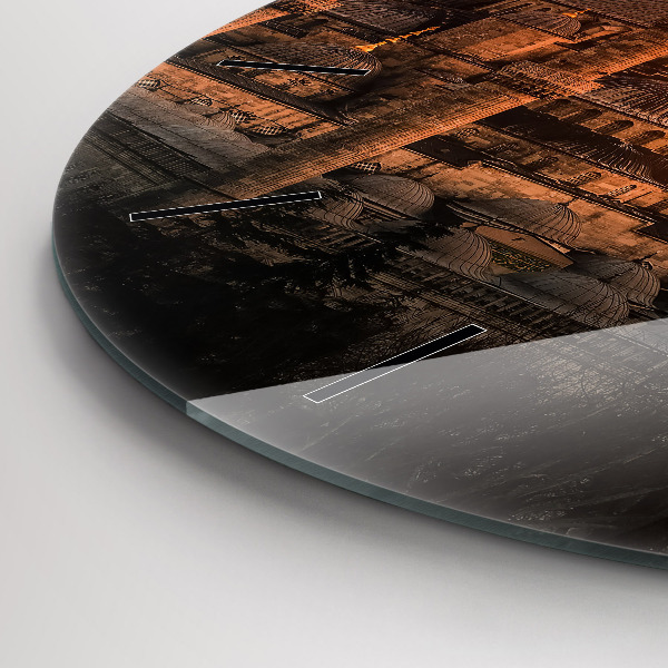 Wanduhr rund Istanbuler Moschee