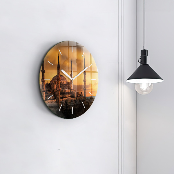 Wanduhr rund Istanbuler Moschee