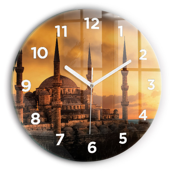 Wanduhr rund Istanbuler Moschee