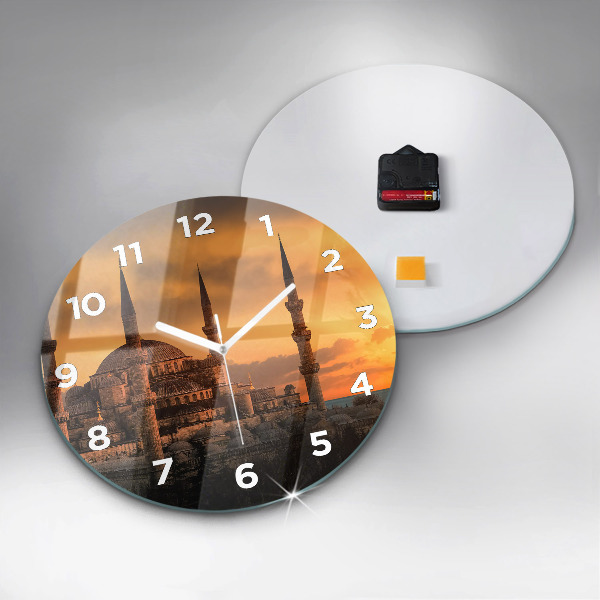 Wanduhr rund Istanbuler Moschee