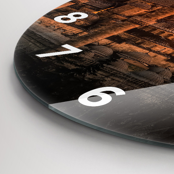 Wanduhr rund Istanbuler Moschee