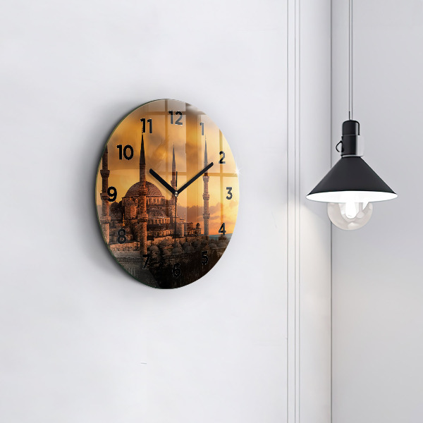 Wanduhr rund Istanbuler Moschee