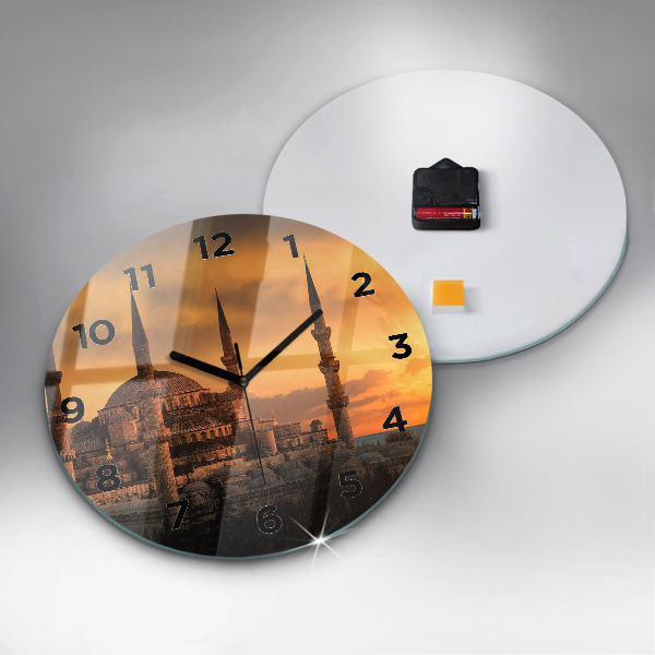 Wanduhr rund Istanbuler Moschee
